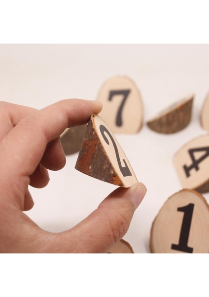 S Için Klipsli 10 Ahşap Biletlik Etiketleri (Yurt Dışından) indirimleri