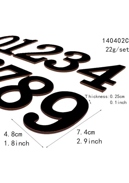 10 Küçük Ahşap Yap 0-9 Ahşap Yapışkan (Yurt Dışından) fırsatları