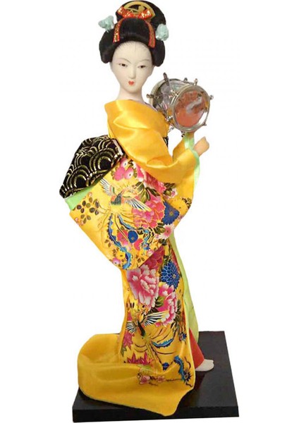 Japon Geyşa Oryantal Kimono Ev Dekorasyonu G (Yurt Dışından)