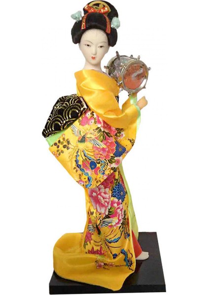 Japon Geyşa Oryantal Kimono Ev Dekorasyonu G (Yurt Dışından)