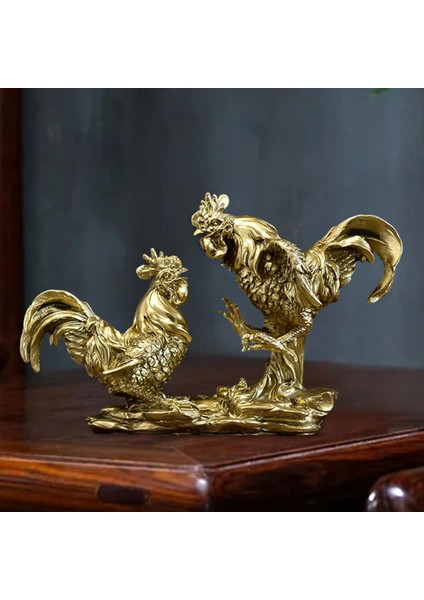Tavuk Heykelcik El Sanatları Reçine Heykeli Partisi Ev Dekorasyonları Için B (Yurt Dışından) modelleri