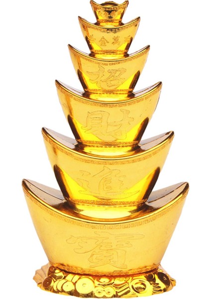 Heykel 2024 Yıl Dekor Fortune Heykelcik Oturma Odası Için 6 Katlı Külçeler (Yurt Dışından) modelleri