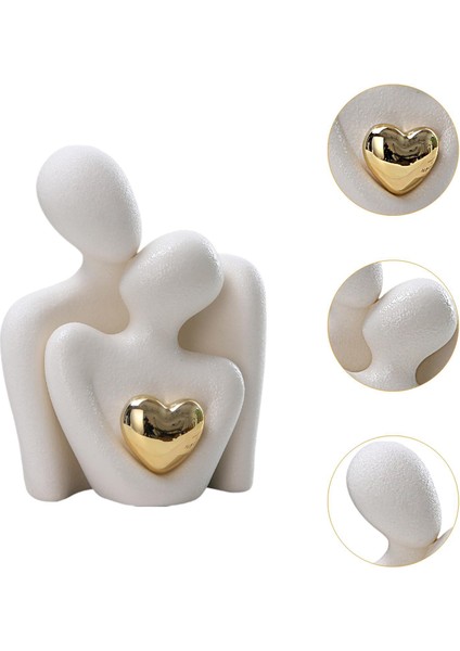 Günü Için Sarılma Çifti Heykelciği Ev Üstü Dekorasyonu Odası (Yurt Dışından) modelleri