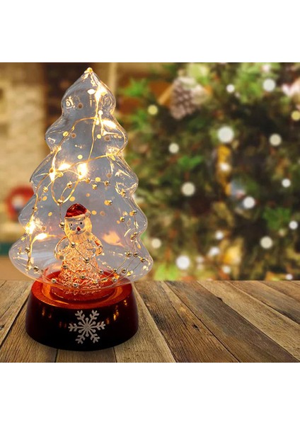 LED Işıklı Küçük Cam Ğı ( Değil) Kumandalı Noel Baba (Yurt Dışından) modelleri