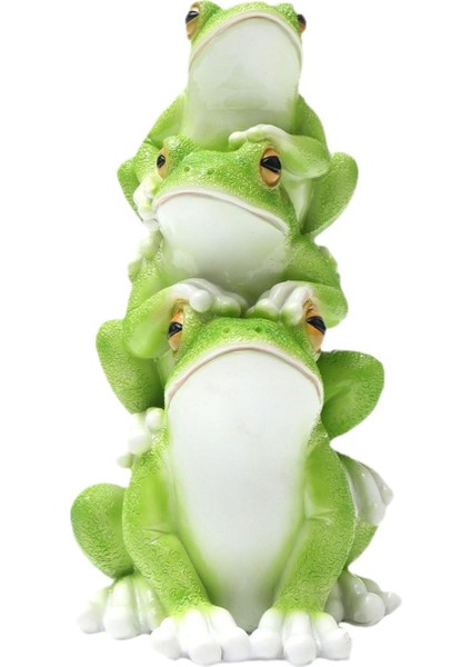 Kurbağa Heykeli Koleksiyonluk Icı Üstü Süsü I Girişi 3 Kurbağa (Yurt Dışından)