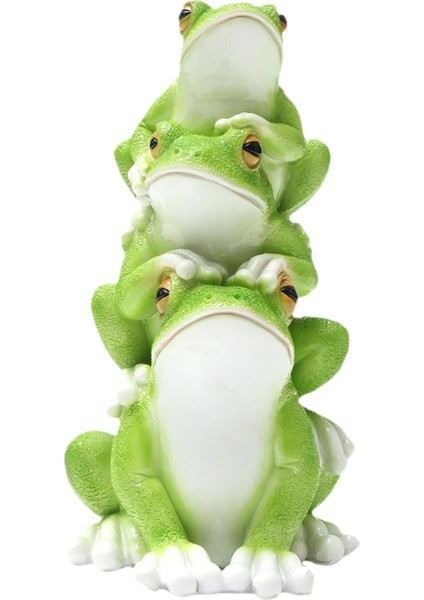 Kurbağa Heykeli Koleksiyonluk Icı Üstü Süsü I Girişi 3 Kurbağa (Yurt Dışından) indirimleri