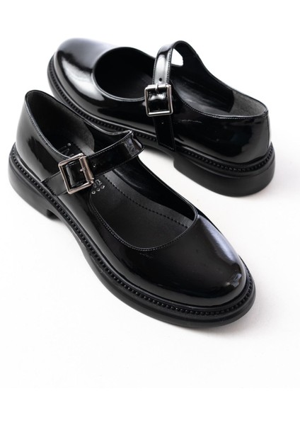 YSN-4444 Siyah Rugan Günlük Bayan Ayakkabı indirimleri