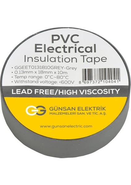 Pvc Izoleli Elektrik Bandı