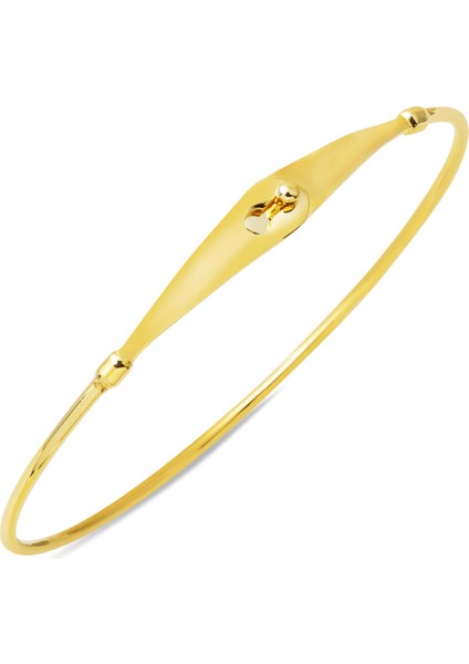 Lades 14 Ayar Ince Kelepçe Bilezik