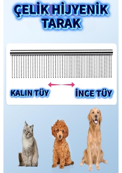 Evcil Hayvan Tıraş Kuaför Petshop Veteriner Seti 5 Parça XLQ507SET