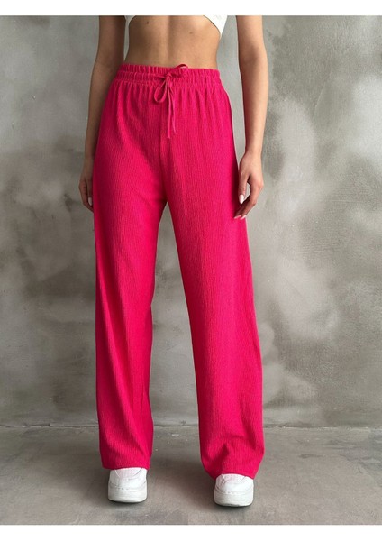 Kadın Beli Lastikli Palazzo Pantolon modelleri