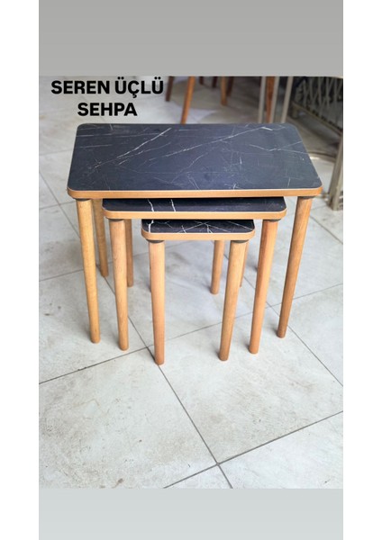 Seren 3'lü Zigon Sehpa