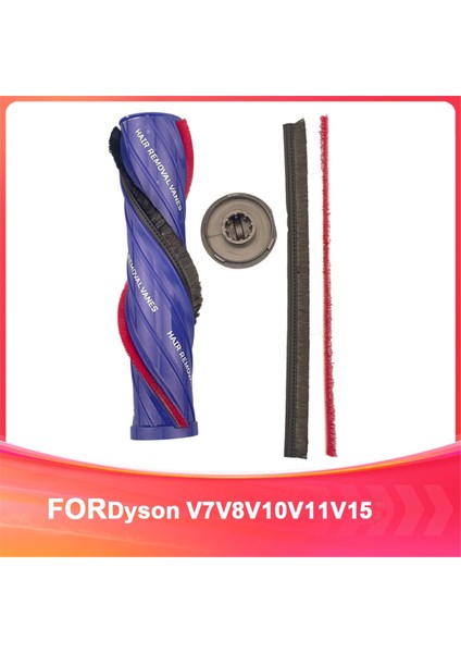 V8 V10 V11 V15 Doğrudan Tahrikli Kablosuz Vakum Aparatları Için Fırça Rulosu, Yedek Yün Üst Kısmı ile (Yurt Dışından)