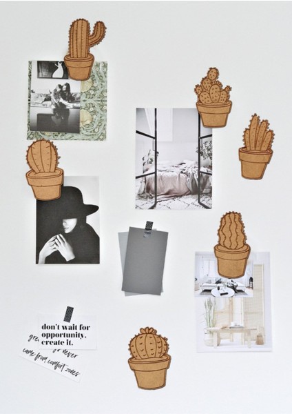 Kaktüs Modelli 6'lı Magnet