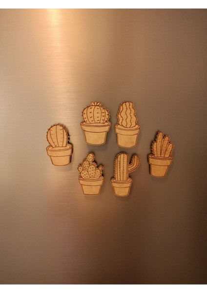Kaktüs Modelli 6'lı Magnet modelleri