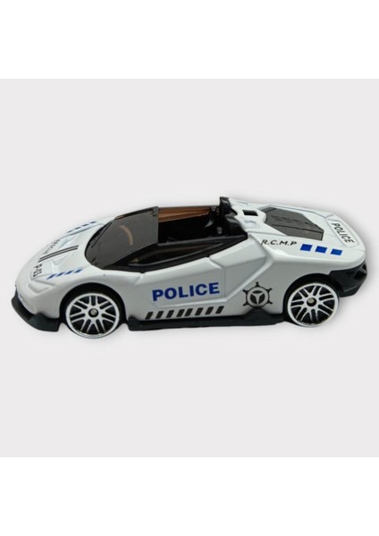 Metal Mini Polis Arabası 8 cm - Polis - 6 fiyatları