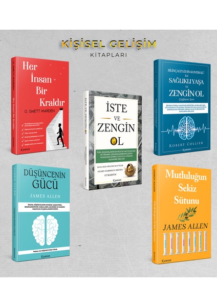 Kişisel Gelişim Kitap Seti (5 Kitap)