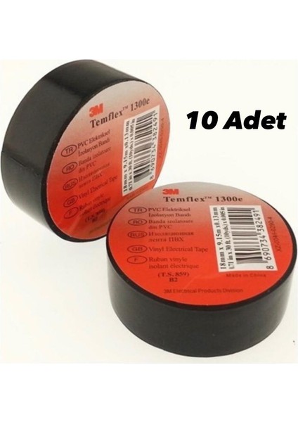 3m Temflex Pvc Elektriksel Izolasyon Bandı