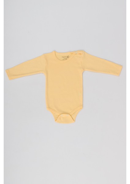 4 Parça Bebek Uzun Kollu Pamuk Bodysuit Takımı Yenidoğan ve Çocuk Hediye Seti