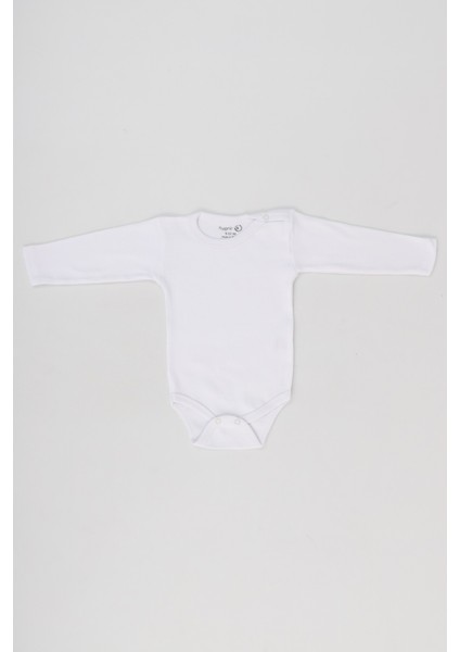 4 Parça Bebek Uzun Kollu Pamuk Bodysuit Takımı Yenidoğan ve Çocuk Hediye Seti