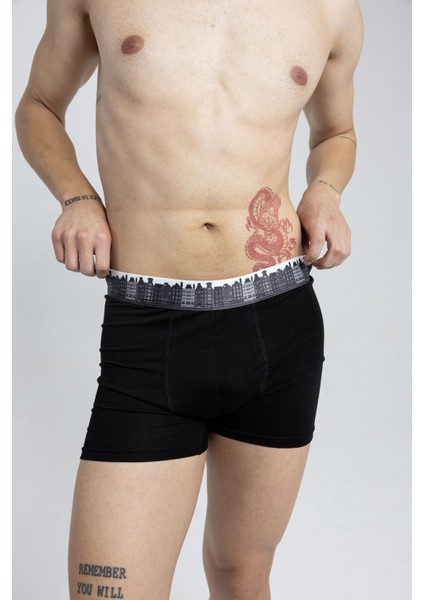 Bacchus Couture 3'lü Erkek Boxer