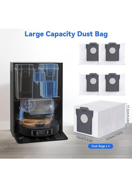 Dreame L30 ULTRA/X30/X30 Ultra Için Yedek Aksesuar Seti (Yurt Dışından) fırsatları