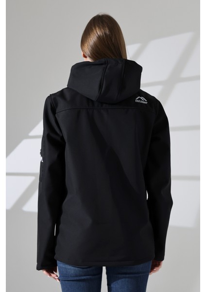 Kadın Su Geçirmez Kumaş Içi Polar Çıkartılabilen Fermuarlı Kapüşon 5 Cepli Boydan Fermuarlı Softjel Mont fırsatları