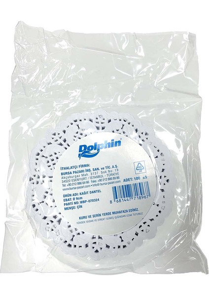 Dantel Kağıt-Bardak Altlığı 9cm 100 Adet fiyatları
