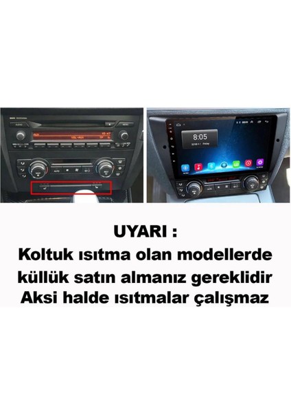 E90 E91 E92 E93 2005-2012 Uyumlu For-x 8-128 GB Android Oem Multimedya Kablosuz Carplay