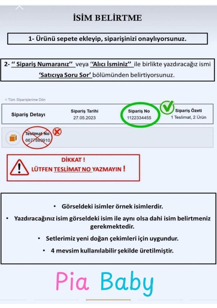 Isme Özel Bebek Yastık Kılıfı Gl 2008