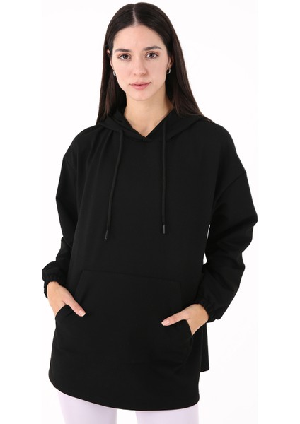 Empress Kadın Kapüşonlu Sweatshirt Siyah