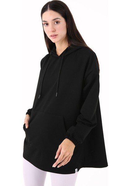 Empress Kadın Kapüşonlu Sweatshirt Siyah