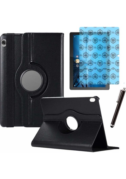 Lenovo Tab M10 Tb X505F Uyumlu Kılıf Ekran Koruyucu ve Kalem Set
