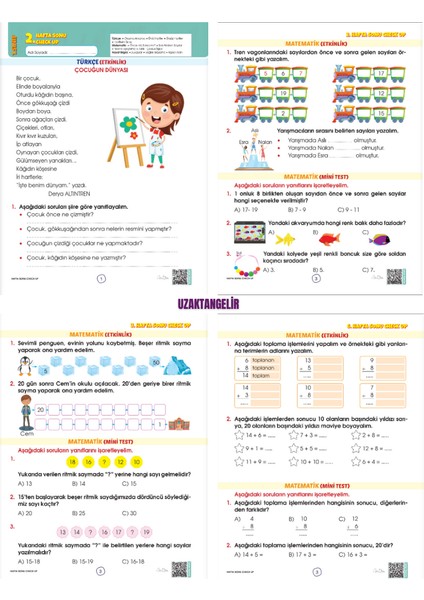 Süper Güç 1. Sınıf Eğlendirerek Öğreten Tüm Dersler Seti 8 Kitap