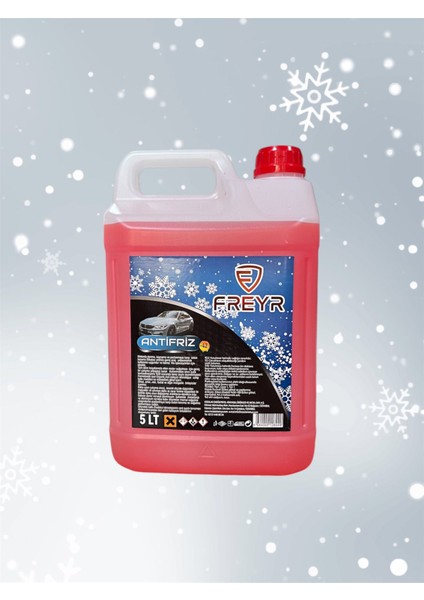 4mevsim Kırmızı Antifriz -42C° 5lt-4mevsim Antifrizli Oto Cam Suyu -25C° 1lt