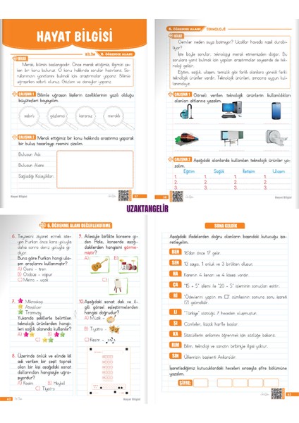 Süper Güç 1. Sınıf Eğlendirerek Öğreten Tüm Dersler Seti 8 Kitap