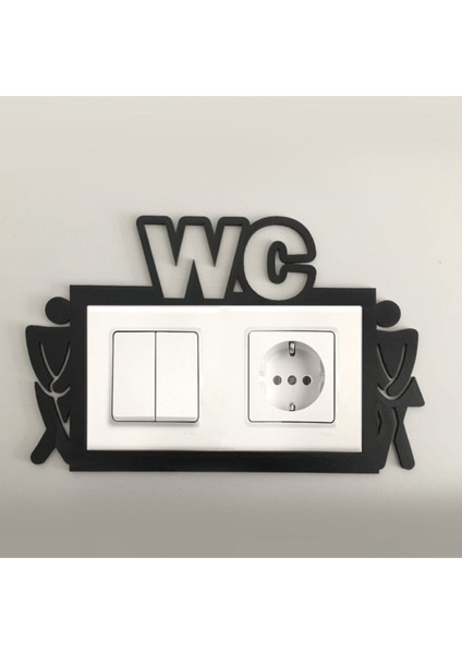 2'li Tuvalet Priz Çerçevesi