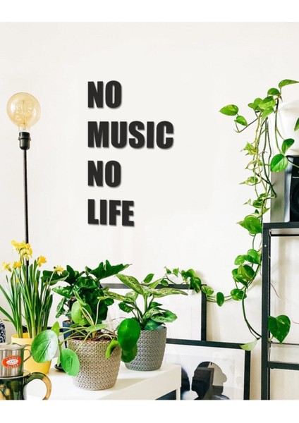 No Music No Life Duvar Yazısı