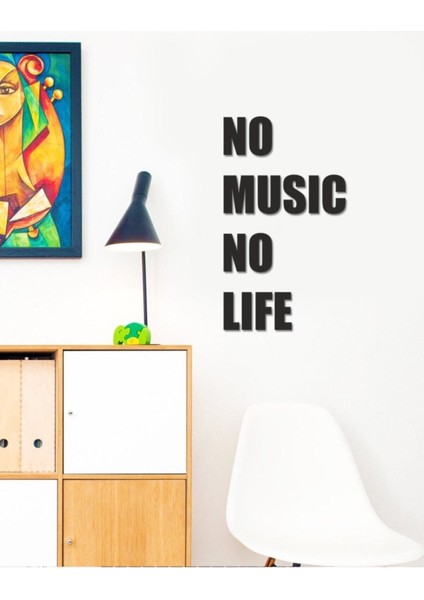 No Music No Life Duvar Yazısı fiyatları
