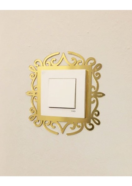 Aynalı Dekoratif Priz Çerçevesi