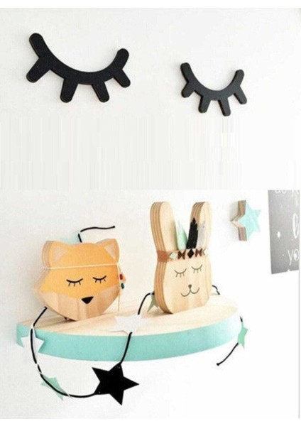 2'li Dekoratif Kirpik Siyah