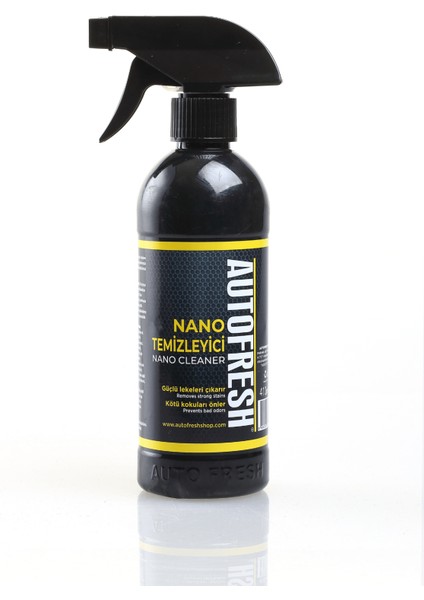 Autofresh Nano Temizleyici 410 ml Detaylı Araç Genel Temizleyici Mikrofiber Bez Hediyeli
