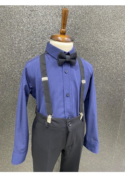 Erkek Çocuk Pantolon Askılı Alt-Üst Takım