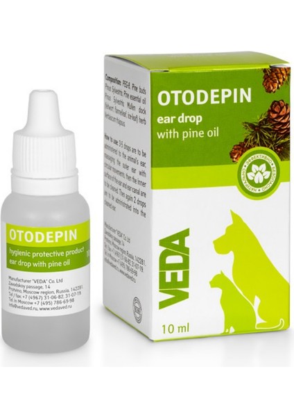 Otodepin Köpek Kedi Kulak Damlası 10 ml