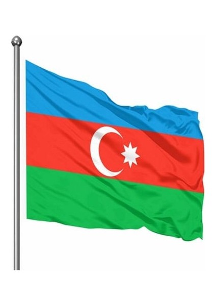 Azerbaycan Gönder Bayrağı 100 x 150 cm
