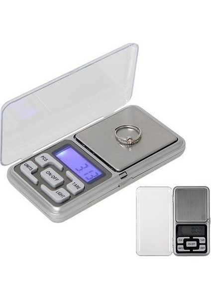 Dijital Hassas Cep Terazi 500 gr 0.01 Taksimat Notebook (4886)