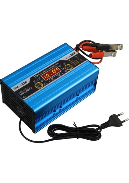 12 Volt Max 20 Amper LCD Ekranlı Akü Şarj Cihazı (4886)
