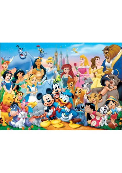 Çocuk Ahşap Puzzle 100 Parça Disney Harikalar Diyarı fiyatları
