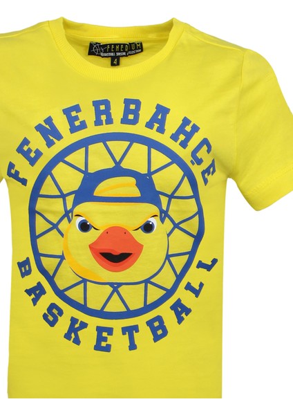 Basket Çocuk Fenerbahce Yellow Tshırt