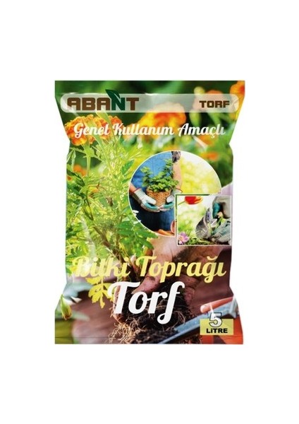 Dış Mekan Ağaçları İçin Genel Kullanım Amaçlı Torf Toprak 5 Litre